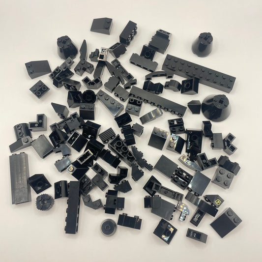 LEGO Black Mixed Slopes, Approx. 115g