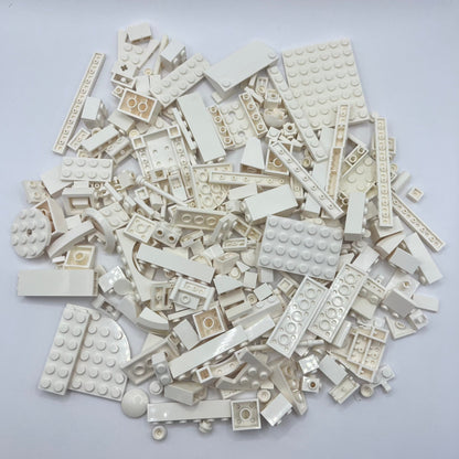 LEGO Mixed White, Bulk, Approx. 200g