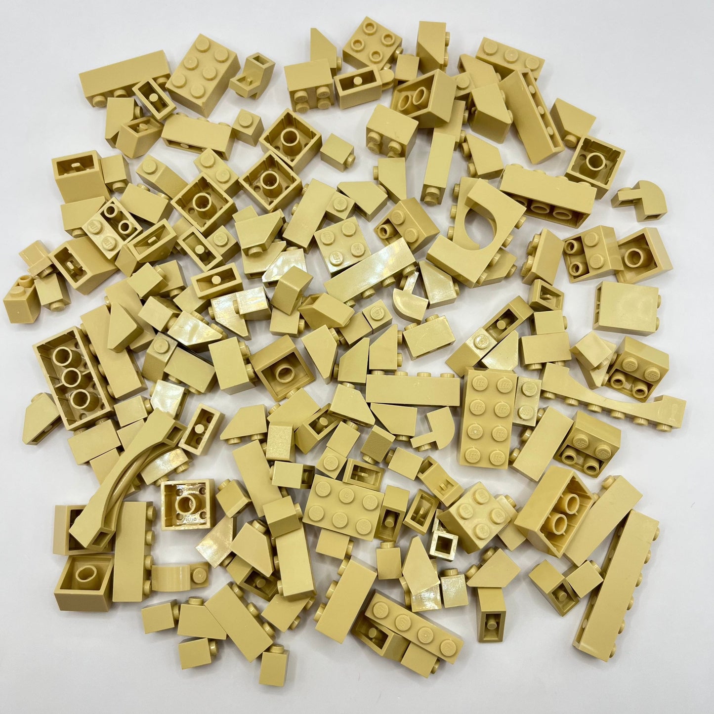 LEGO Tan Mixed Bricks Approx. 150g