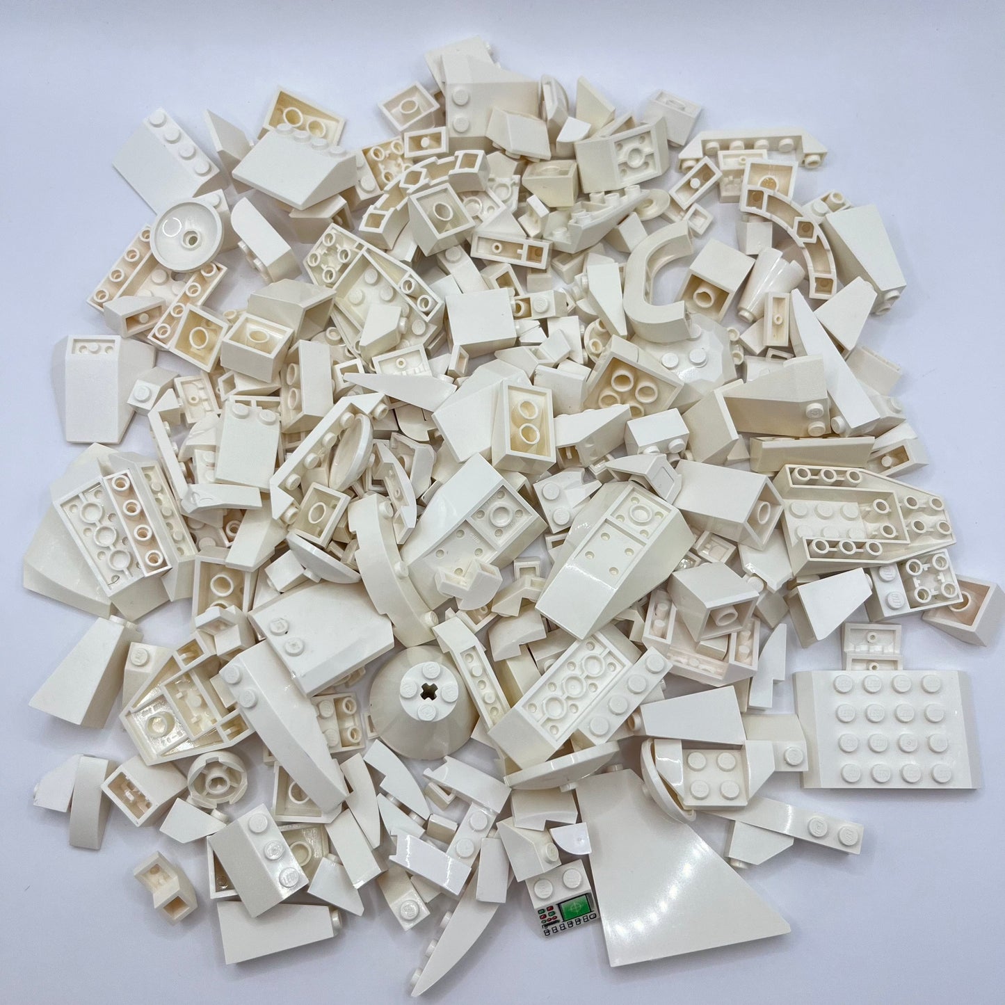 LEGO White, Slopes, Approx. 280g