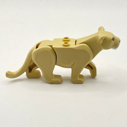 LEGO Lioness, Tan, Bright Light Orange Eyes