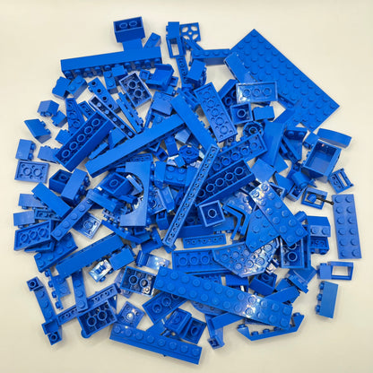 LEGO Blue, Mixed Pieces, Approx. 200g