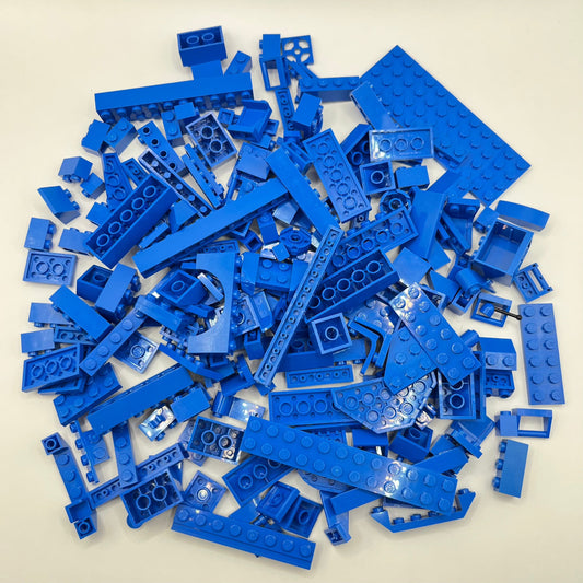 LEGO Blue, Mixed Pieces, Approx. 200g