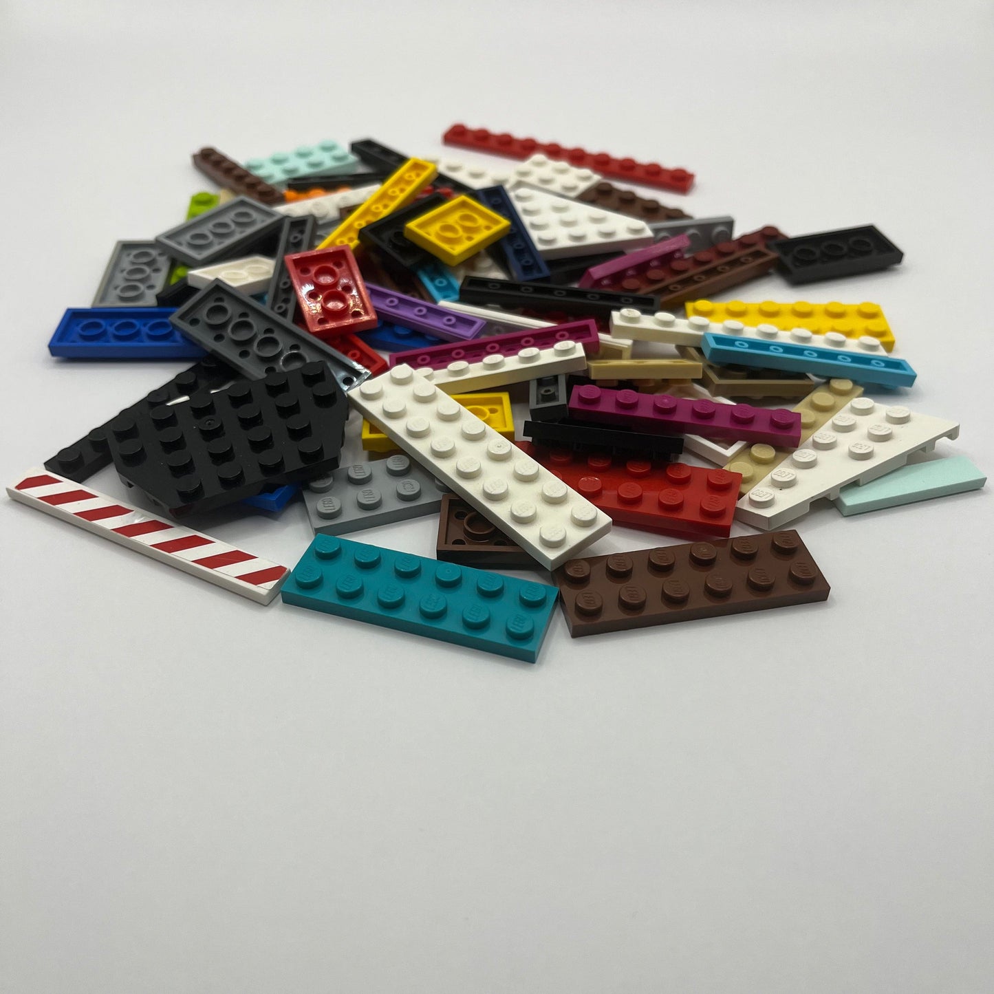 LEGO Plates and Tiles, Mixed Colours, Medium Size, Mixed Bag, Approx. 85g