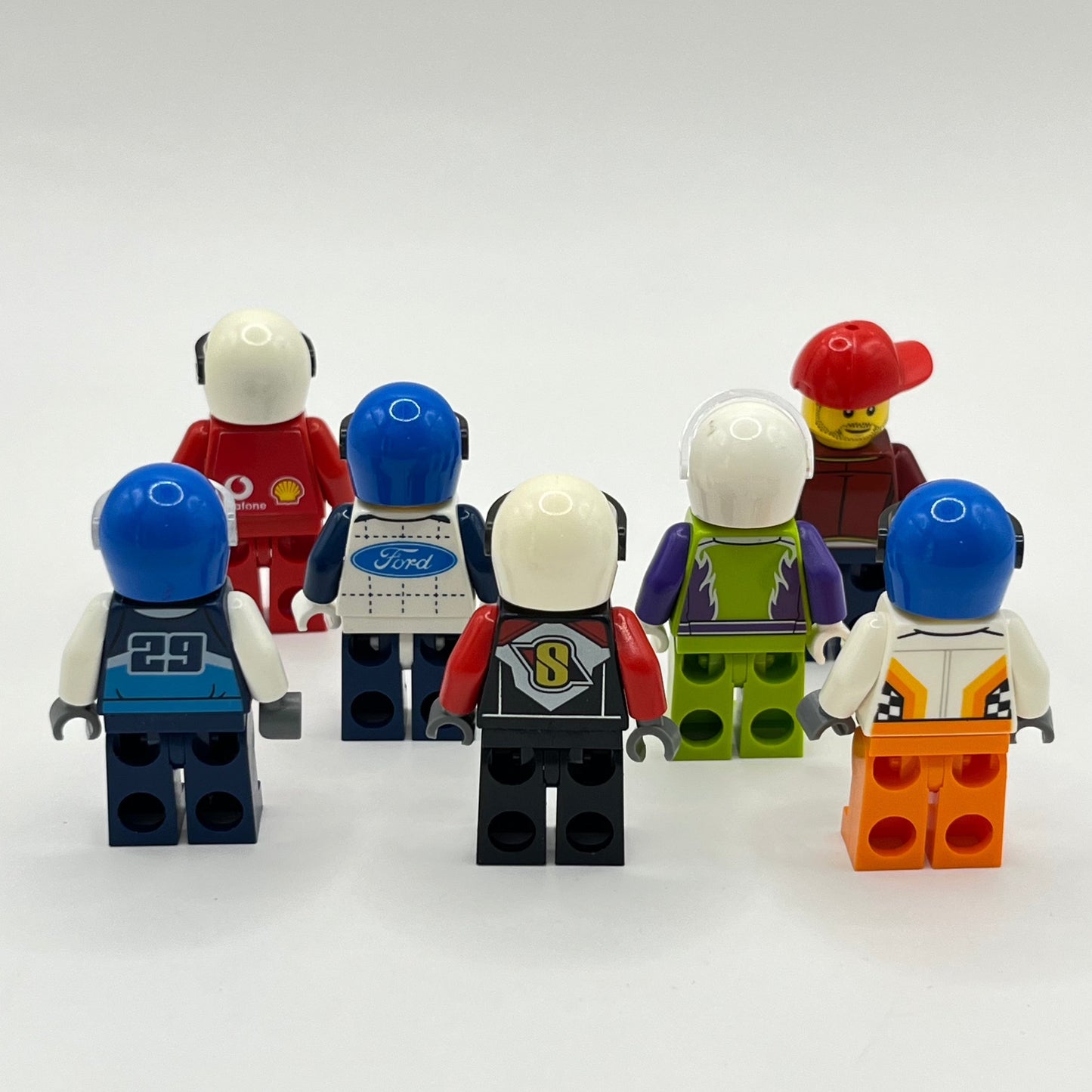 LEGO Car/Race Drivers, City, Minifigures (Pack of 7)