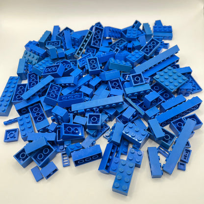 LEGO Blue, Seconds Quality, Mixed Bricks, Approx. 290g