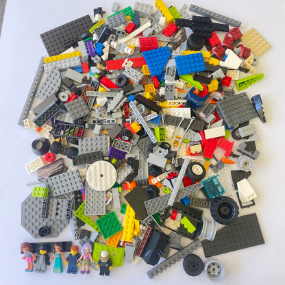 LEGO Fun Pack, Mixed Bag, Approx. 750g includes 6 Minifigures/Minidolls