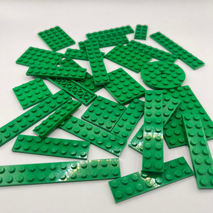 LEGO Green, Plates, Approx. 70g