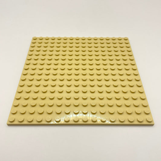 LEGO Plate, Tan, 16x16, 91405 (1 Piece)