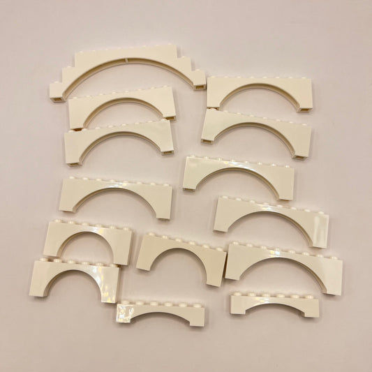 LEGO Arches, White, 14 Pieces