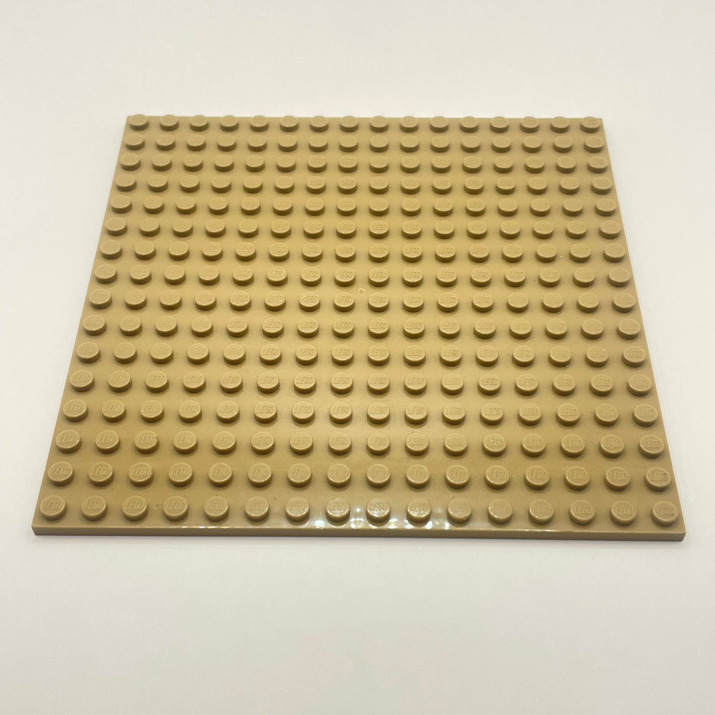 LEGO Plate, Dark Tan, 16x16, 91405 (1 Piece)