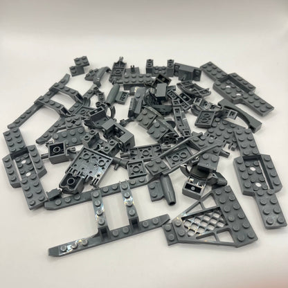 LEGO Dark Bluish Grey, Vehicle Pieces, Approx. 90g