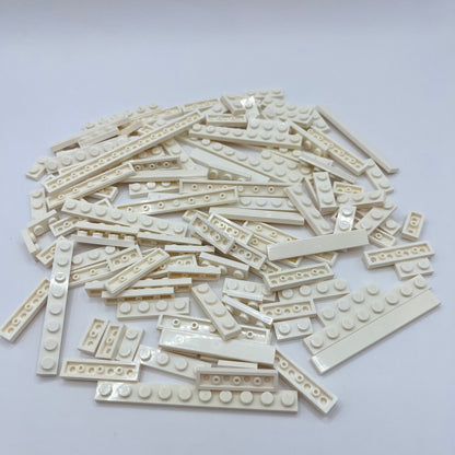 LEGO 1x Plates, White, Approx. 80g