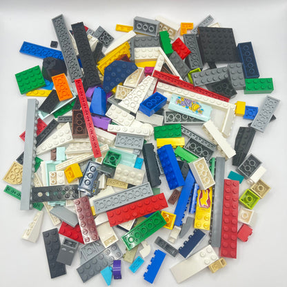 LEGO Mixed Bricks, Slopes, Plates, Mixed Colours, Mixed Bag, Approx. 300g