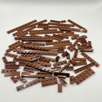 LEGO Reddish Brown, 1x Plates / Tiles, Approx. 75g