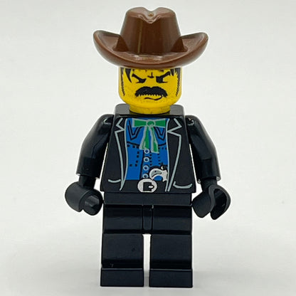 LEGO Bandit 1 (Black Bart), Wild West, Minifigure, (ww007) 1996