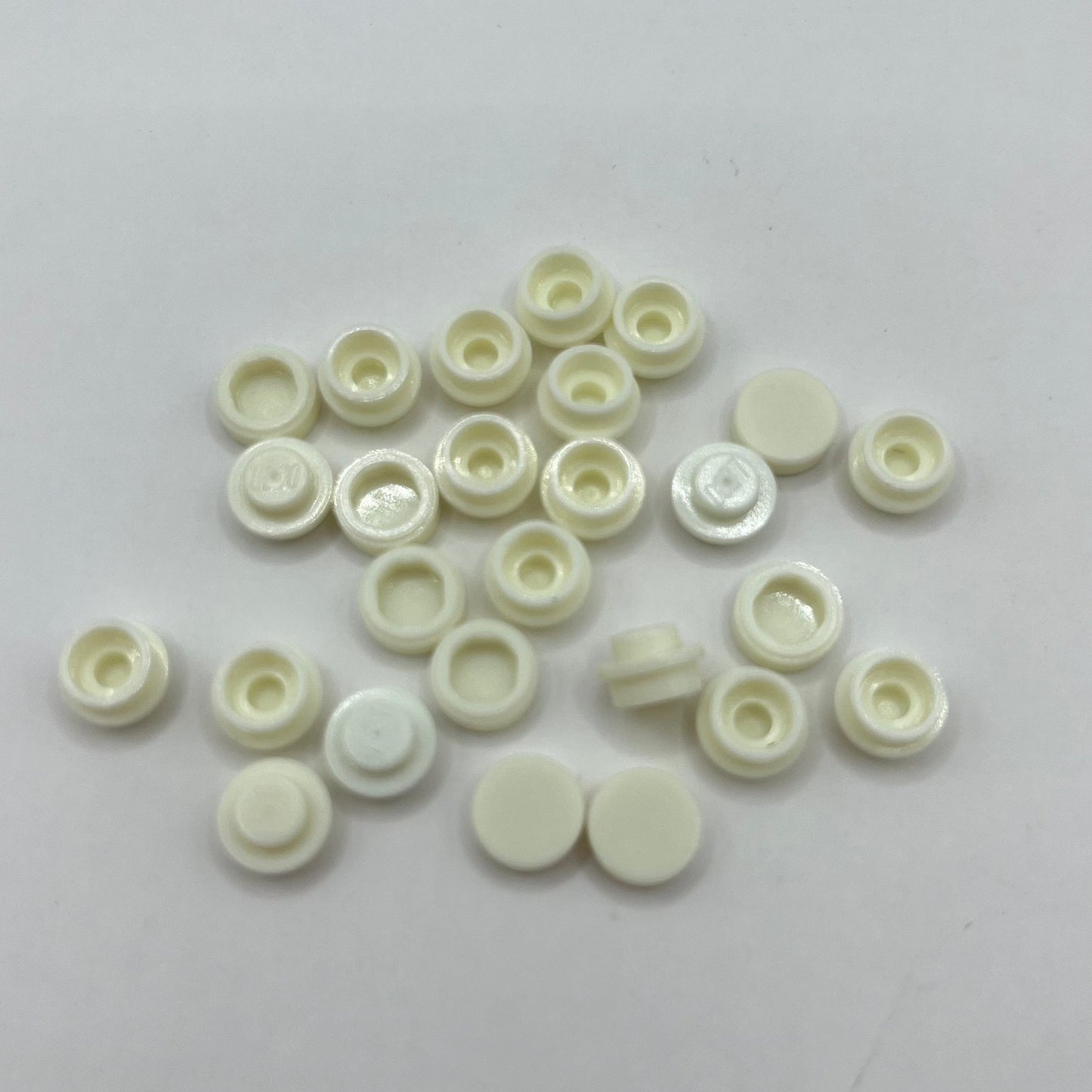 LEGO 1x1 Round, Glow in the Dark, 25 Pieces