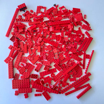 LEGO Mixed Bricks, Red, Approx. 300g