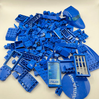 LEGO Blue, Mixed Pieces, Approx. 250g