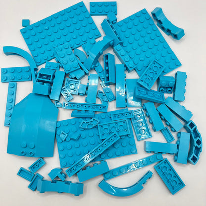 LEGO Medium Azure, Mixed Pieces, Approx. 90g