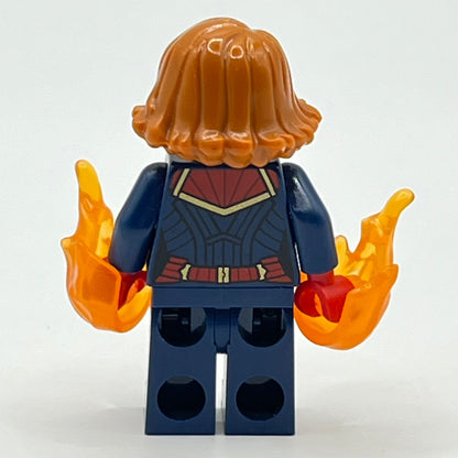 LEGO Captain Marvel (Carol Danvers), Super Heroes Minifigure (sh0555)