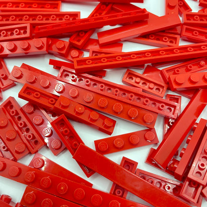 LEGO 1x Plates, Red, Approx. 100g