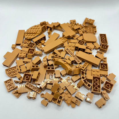 LEGO Medium Nougat, Mixed Bricks, Approx. 155g