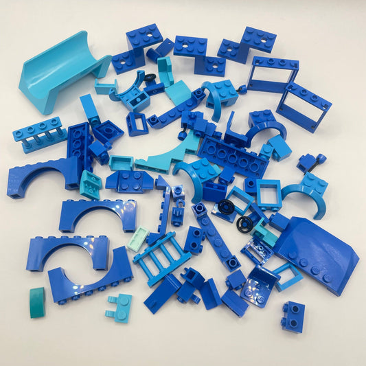 LEGO Arches, Vehicle, SNOT, Mixed Blue Approx. 80g