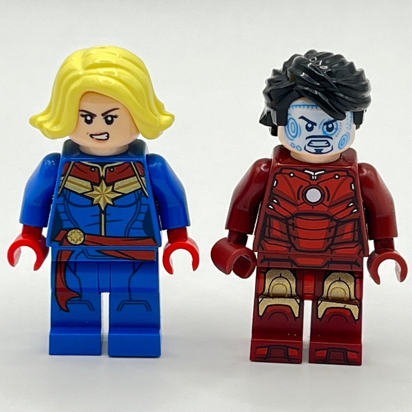 LEGO Iron Man, Captain Marvel, Super Heroes, Minifigures (Pack of 2)