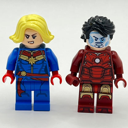 LEGO Iron Man, Captain Marvel, Super Heroes, Minifigures (Pack of 2)