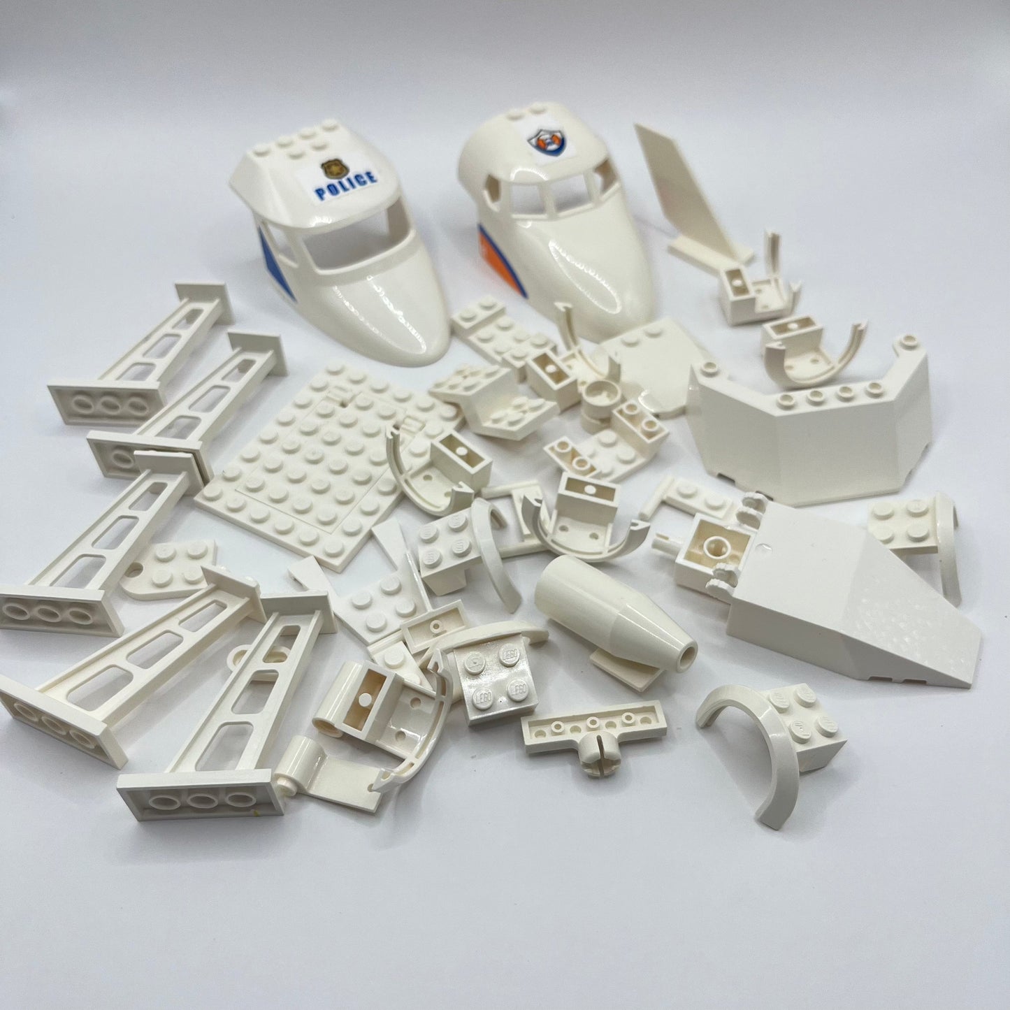 LEGO White, Vehicle Pieces, Approx. 100g