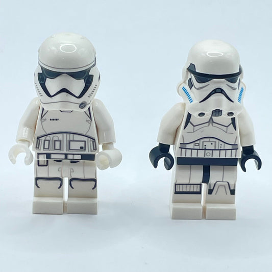 LEGO First Order Storm Trooper and Sergeant, Star Wars, Minifigure (sw0667, sw0630) 2 Figures