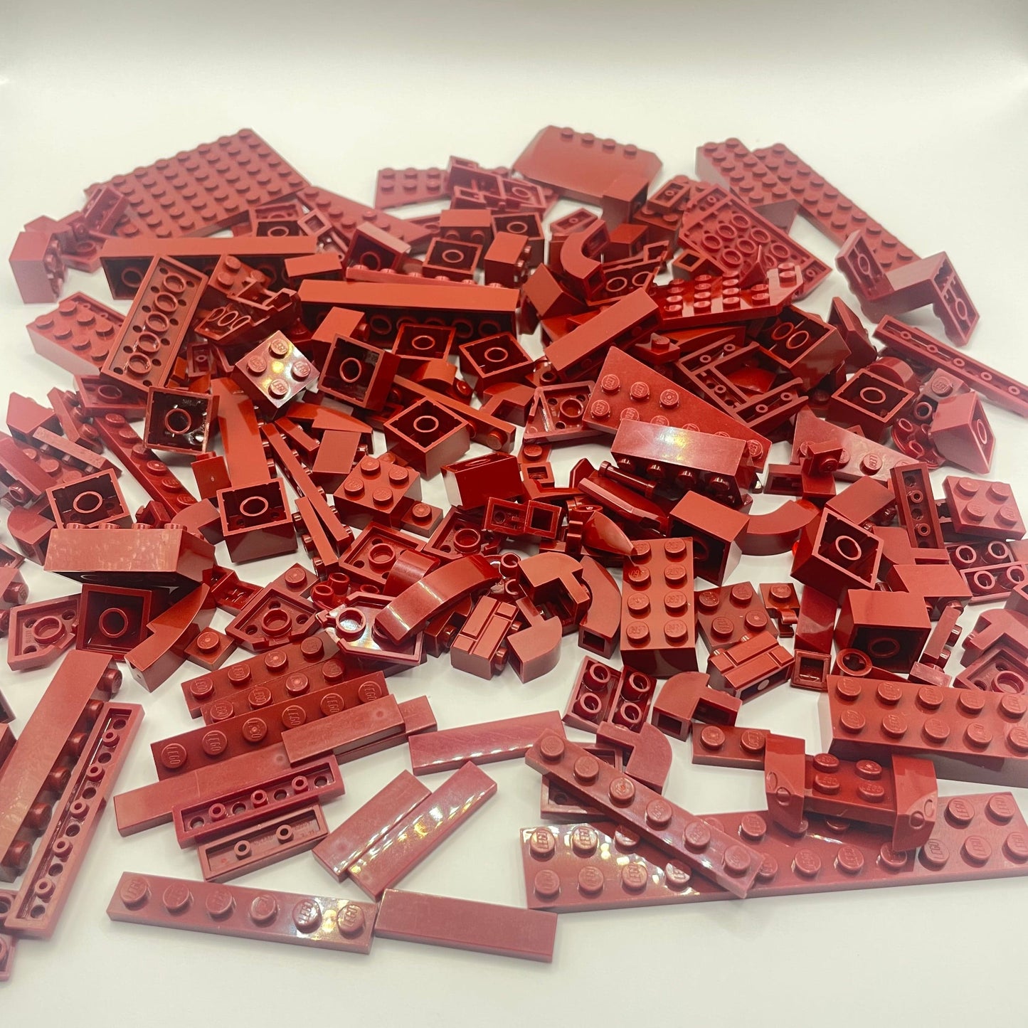 LEGO Mixed Pieces, Dark Red, Approx. 220g