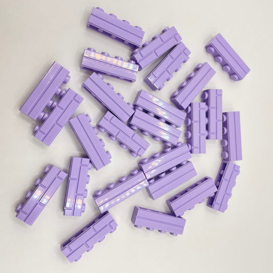 LEGO Masonry Building Bricks 1 x4 Lavender, 25 pieces (15533)