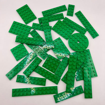 LEGO Green, Plates, Approx. 70g