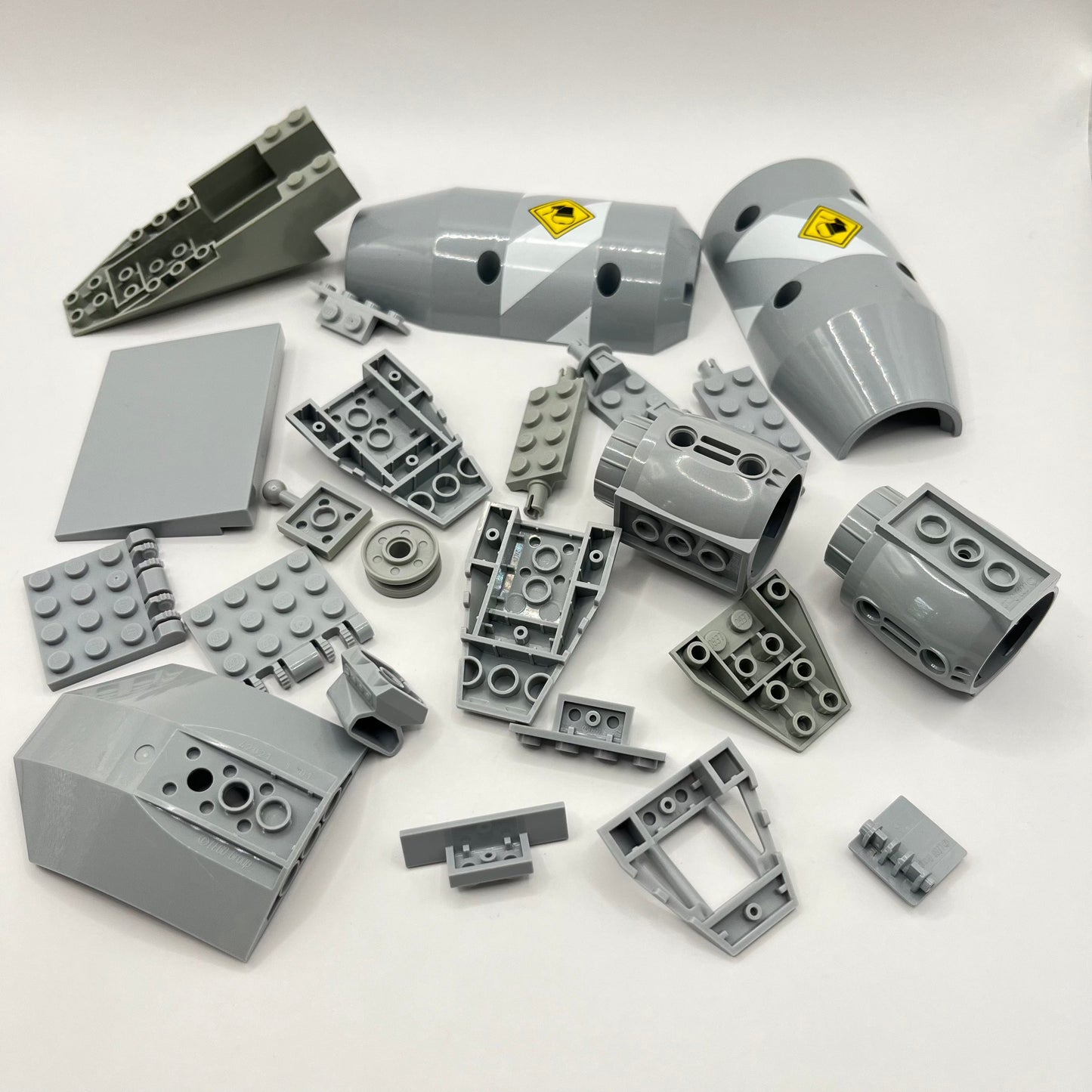 LEGO Mixed Light Grey, Vehicle Pieces, Approx. 100g