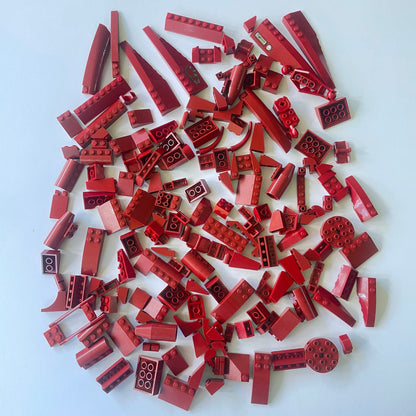 LEGO Slopes, Technic, Vehicles, Dark Red, Approx. 270g