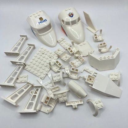 LEGO White, Vehicle Pieces, Approx. 100g