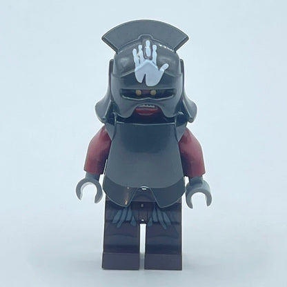 LEGO Uruk-Hai, Handprint Helmet, Lord of the Rings, Minifigure (lor022)