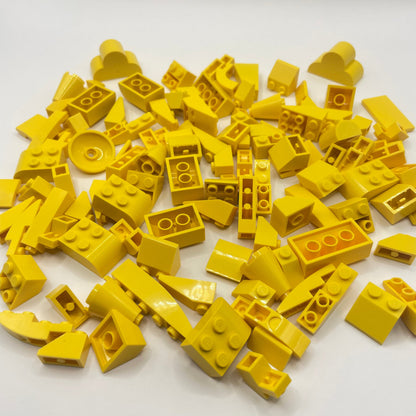 LEGO Yellow Slopes, Mixed Sizes, Approx. 110g