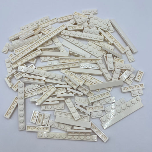 LEGO 1x Plates, White, Approx. 80g