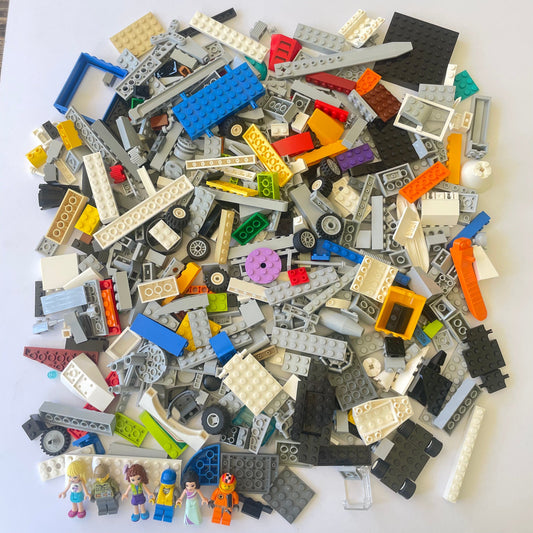 LEGO Fun Pack, Mixed Bag, Approx. 750g includes 6 Minifigures/Minidolls