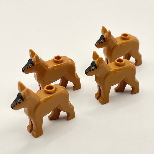 LEGO German Shepherd, Dog, Mixed Colours, 4 Pieces