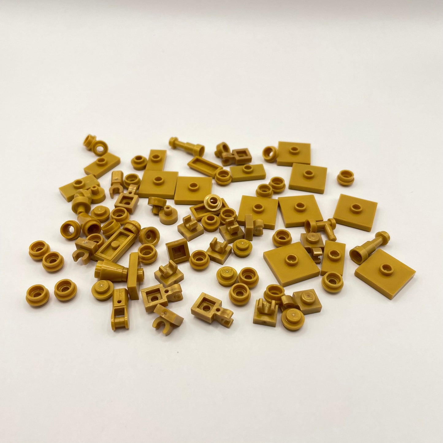 LEGO Mixed Pieces, Gold, 75 Pieces