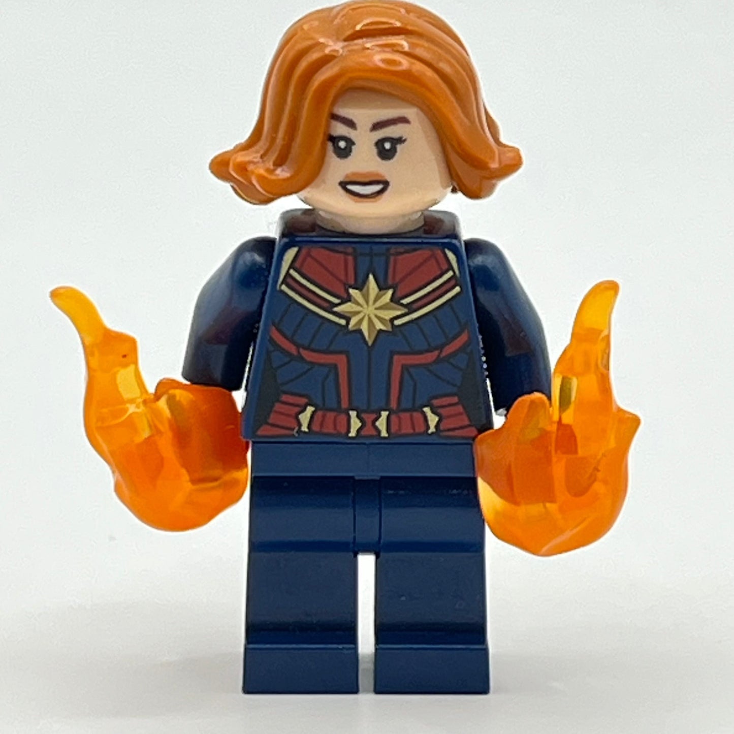 LEGO Captain Marvel (Carol Danvers), Super Heroes Minifigure (sh0555)