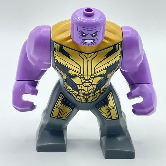 LEGO Thanos - Medium Lavender Arms, Smile, Super Heroes, Avengers, Large Minifigure (sho733)