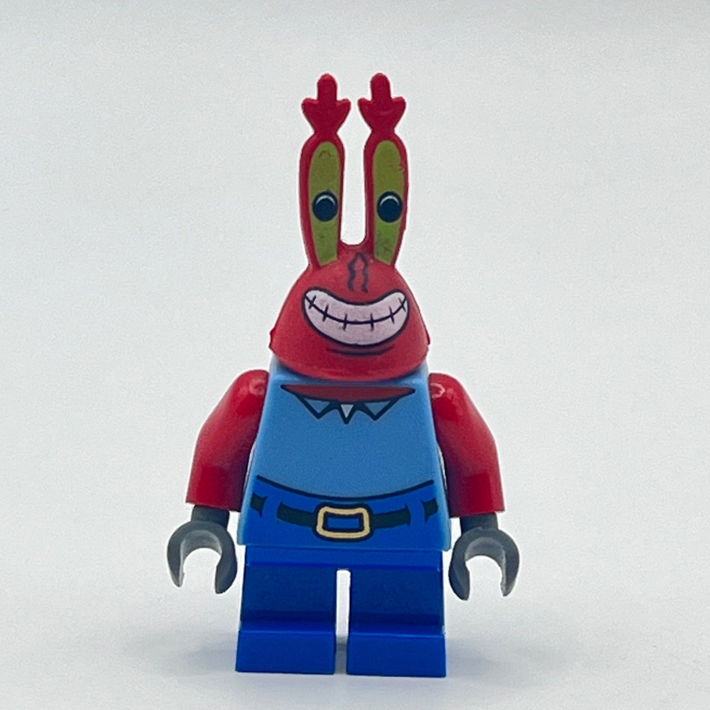 LEGO Mr Krabs - Large Grin, Sponge Bob, Minifigure (bob023)