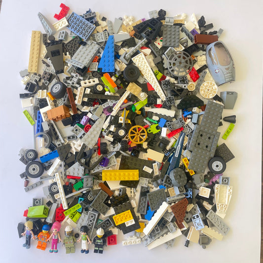 LEGO Fun Pack, Mixed Bag, Approx. 750g includes 6 Minifigures/Minidolls