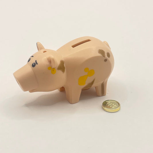 LEGO Hamm, Dirt Stains, Pig, with Plug and Coin, Toy Story Minifigure (hamm3)