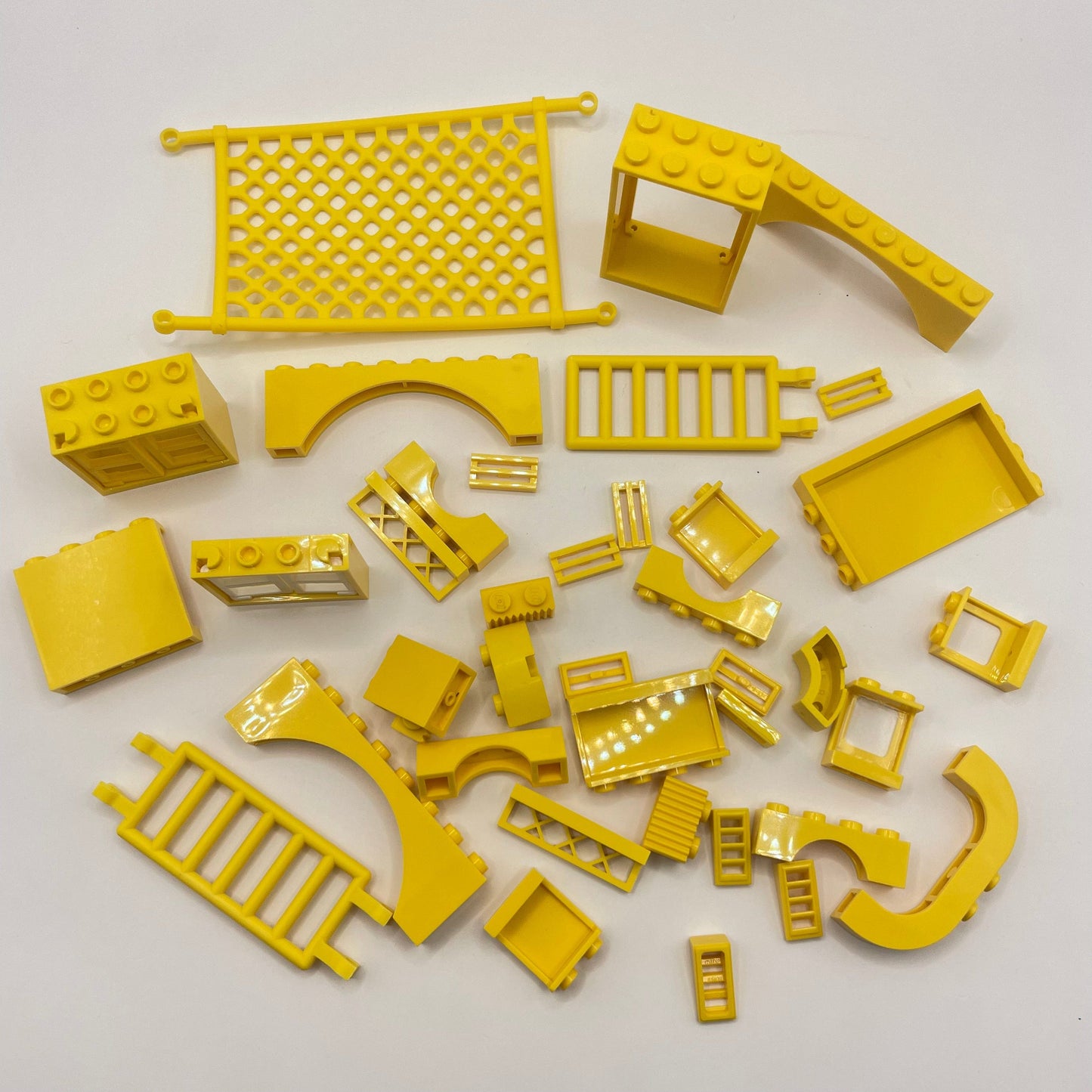 LEGO Yellow Mixed Parts, Building, Approx. 60g